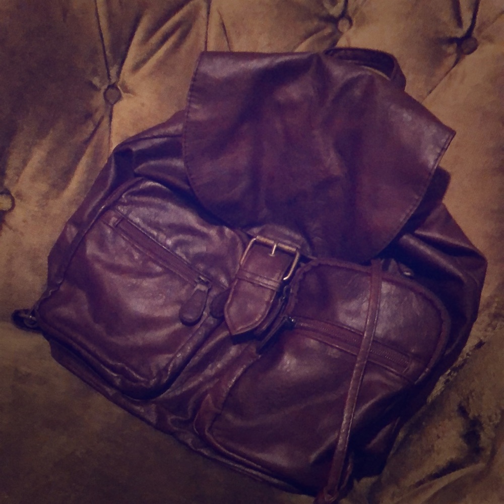Brown Backpack